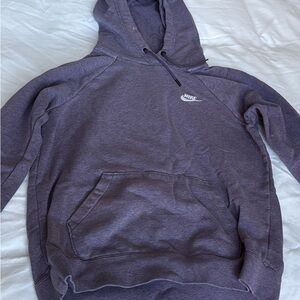 Nike Men's Heather Purple Pullover Hoodie